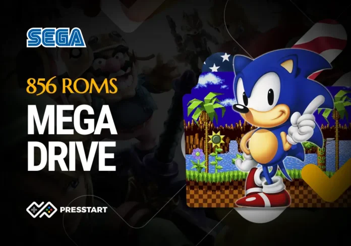 Pack com 856 Games de Mega Drive
